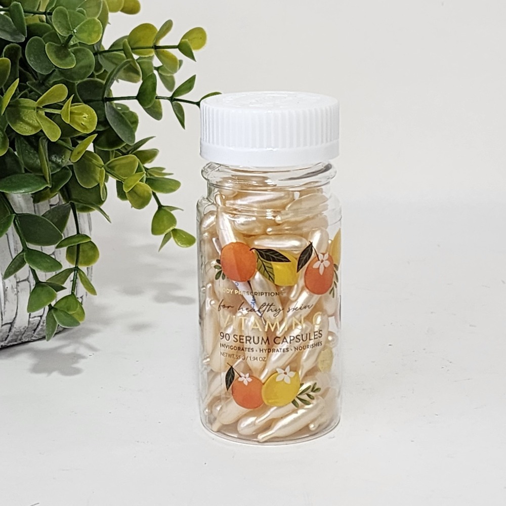 Body Prescriptions Vitamin C Serum Hydrates & Nourishes 1.94 oz ~ 90 Capsules